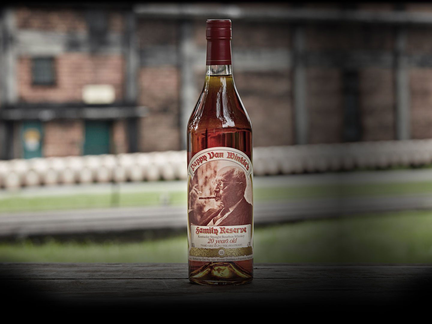 Photo of a bottle of Pappy Van Winkle's Family Reserve 20-year 90.4 proof bourbon
