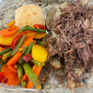 pulled beef dinner