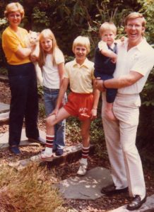 The Clegg family: Sue, Tracy, Chris, Scotty and Mike Clegg